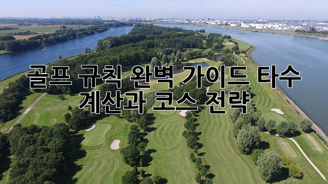 골프 규칙 완벽 가이드: 타수 계산과 코스 전략