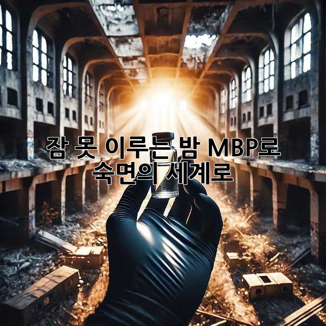 잠 못 이루는 밤? MBP로 숙면의 세계로!
