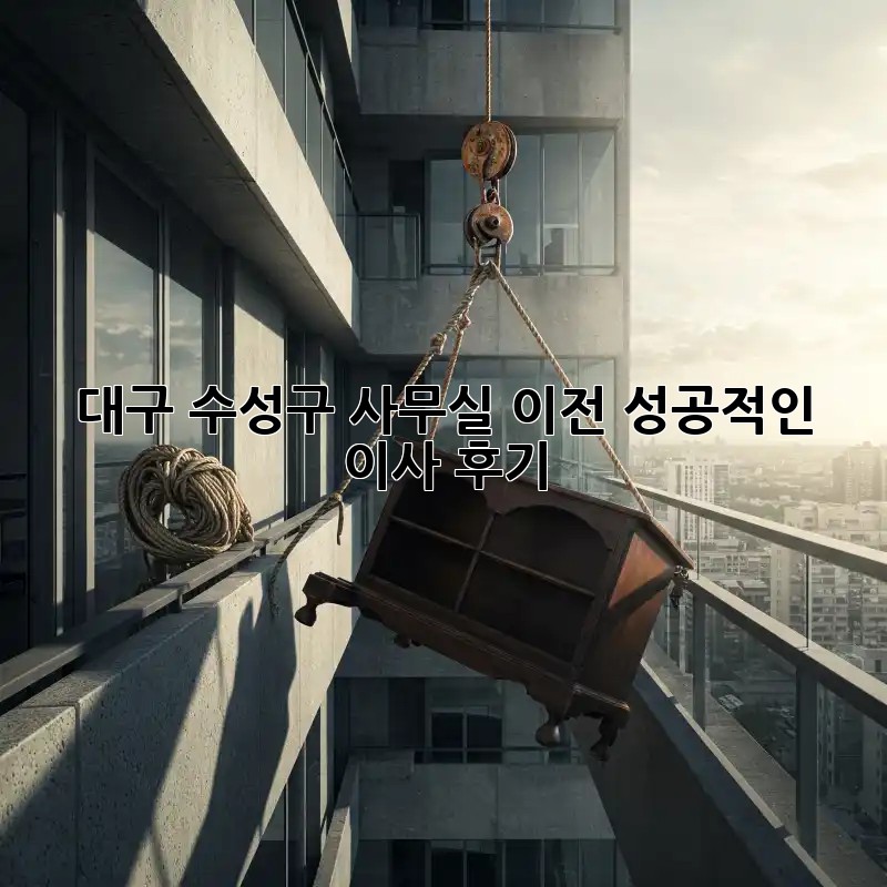 대구 수성구 사무실 이전, 성공적인 이사 후기!