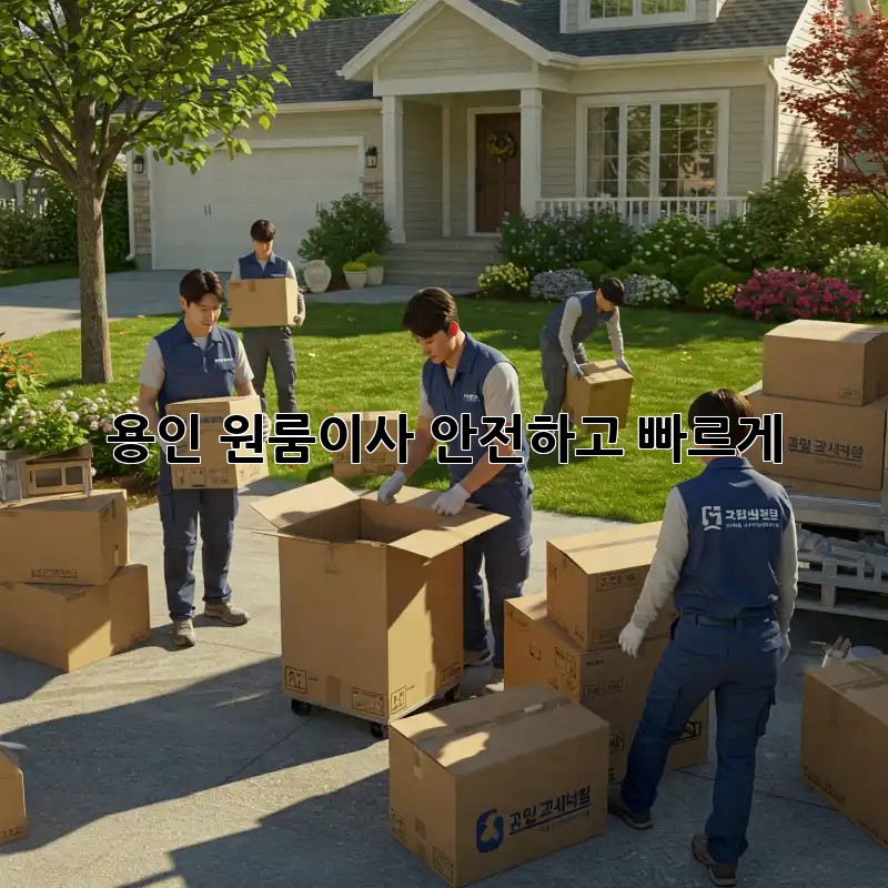 용인 원룸이사, 안전하고 빠르게!